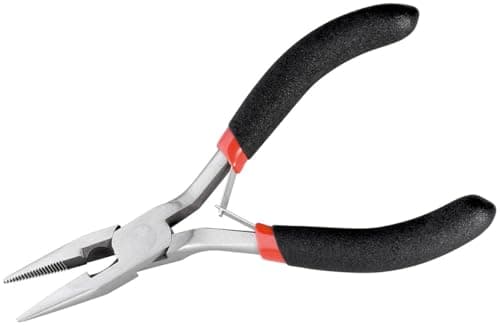Image of Fixpoint 77098 Half-Round, Flat-Nose Pliers, 125mm Length