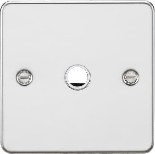 Image of Knightsbridge 20A Flex Outlet Plate - Polished Chrome