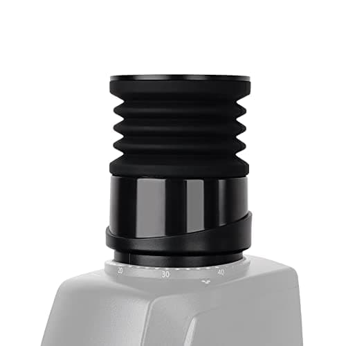 Image of Coffee Grinder Single Dose Hopper Compatible with Baratza Encore Coffee Grinder Silicone Bellow with Mental Lid for Blow Out Residual Coffee Grounds Black