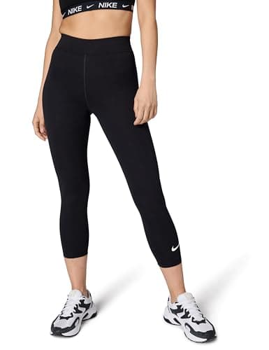 Image of NIKE Womens W NSW Nk CLSC Hr 7/8 Tight Lbr Leggings, Black, M UK