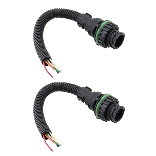 Image of VGOL 2pcs 6/7 Pin Male Tail Light Connector Repair Part 967650-1 962999-1 Compatible with Man Compatible with DAF Compatible with Sprinter Compatible with Luton