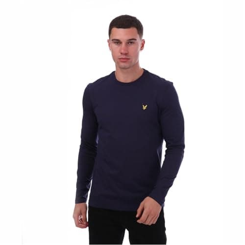 Image of Lyle & Scott LS T-Shirt Plain L/S T-Shirt Z99 Navy, 2XL