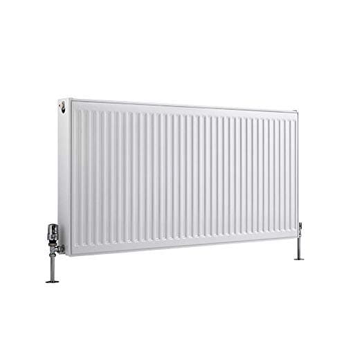 Image of Milano Compact White Type 22 Horizontal Double Panel Convector Radiator - 600mm x 1200mm