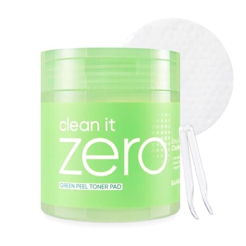 Image of BANILA CO Clean it Zero Green Peel Toner Pad | Vegan Korean Dual Textured for Gentle Exfoliating | Green Complex and LHA to Even Skin Texture and Remove Sebum | Hypoallergenic, Alcohol-Free (70ea)
