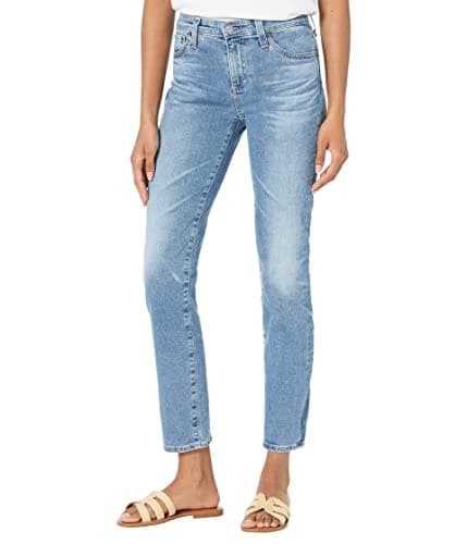 Image of AG Adriano Goldschmied Women's Prima Mid Rise Cigarette Jean, 15 Years Seascape, 24
