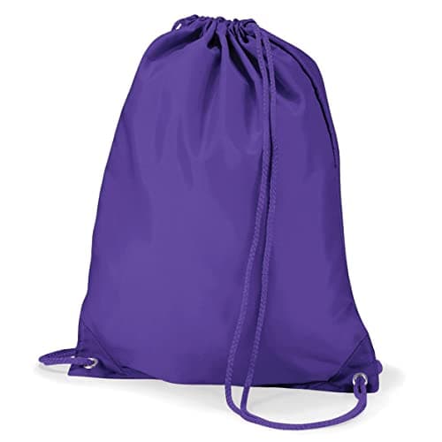 Image of Boys Girls Gym School PE Sports Swim Drawstring Bag Navy Maroon Black Bottle Green Royal Blue Red 20+ Colors