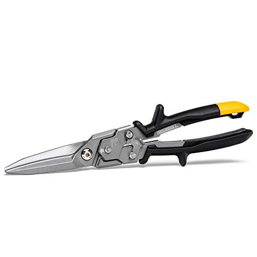 Image of ToughBuilt - Straight Long Cut Aviation Snips - One Handed Lock Operation - (TB-H4-60-SL)