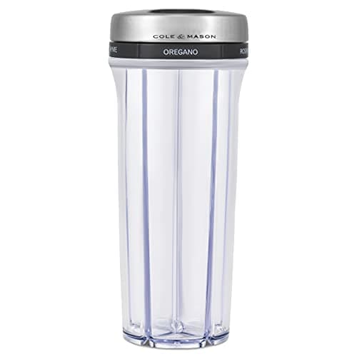 Image of Cole & Mason Saunderton Herb and Spice Storage Jar and Shaker, Adjustable Multi-Use Seasoning Dispenser with Precision Pour Control