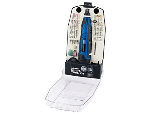 Image of Draper Storm Force 10.8 V 50-Piece Interchange Rotary Multi-Tool Kit | 1.5Ah Battery and Charger Included | 6 Variable Speed | 5000 to 25000 RPM | 02343