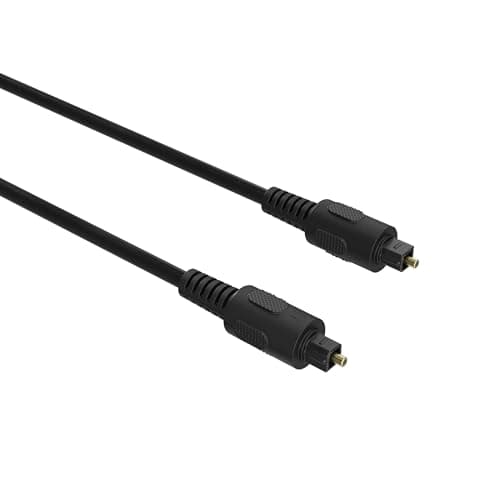 Image of AVF Digital Optical Cable 3m - 3m/9.8ft Length Nickel plated Connectors - Transfer Digital Audio Signals Between Devices - Perfect For Connecting a Sound Bar To Your TV.