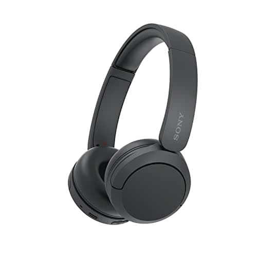 Image of Sony WH-CH520 Wireless Bluetooth On-Ear Headphones, Lightweight Design, Up to 50hr Battery Life, Quick Charge, EQ, Clear Call Quality, iOS & Android - Black