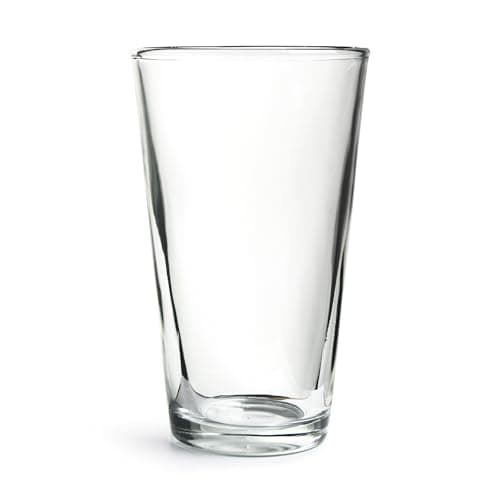 Image of bar@drinkstuff Boston Cocktail Shaker Glass - Professional Quality Thick 450ml Mixing Glass with Weighted Base - Used in Bars, Pubs & Restaurants Nationwide - Dishwasher Safe - UK Barware Brand