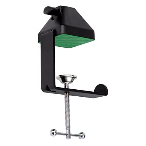 Image of Heavy-Duty Table Mount Clamp, Desk Table Mount C Clamp For Microphone Mic Suspension Boom Scissor Arm with Adjustable Screw, Fits up to 2.48 inches/6.2cm Desktop Thickness by SUNMON