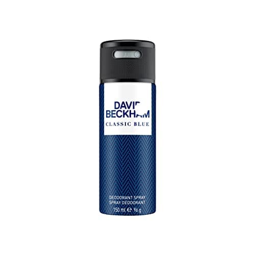 Image of DAVID BECKHAM Classic Blue Deodorant Anti-Perspirant Body Spray for Men, 150 ml