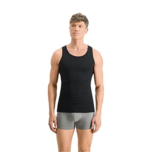 Image of PUMA Men's Vest, Black, M (Pack of 2)