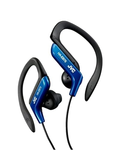 Image of JVC, HA-EB75-AN-U Adjustable Sport Clip Earphones (Blue)