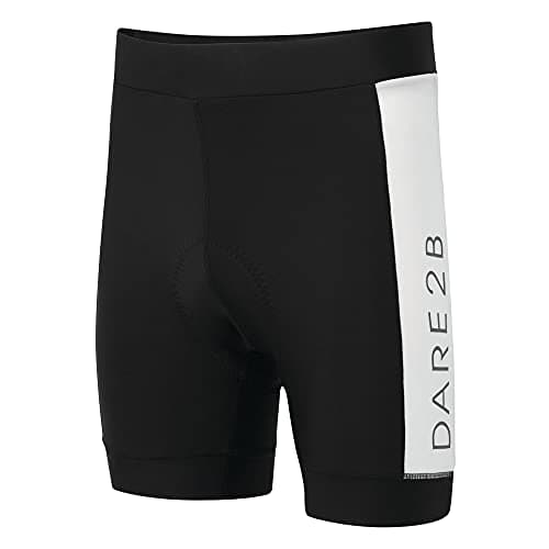 Image of Dare 2b Ecliptic II' Lightweight Quick Drying Stretch Reflective Cycle Gel Pad Short Cycle Shorts - Black, Large