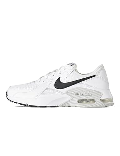 Image of NIKE Unisex Kids Air Max Excee Sneaker, White Black, 8 UK