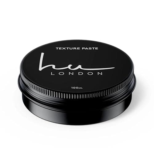 Image of Hu London Texture Paste for Men – Matte Finish Hair Styling Paste, Flexible Hold, Natural Texture, Non-Greasy, All Hair Types, 100ml