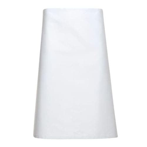 Image of Tibard Classic Waist Apron (White, One Size (W-89cm / L-71cm))