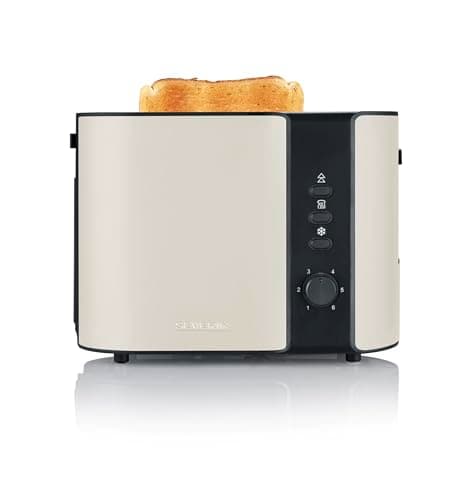 Image of Severin AT 9576 toaster 2 slice(s) 800 W Beige, Black