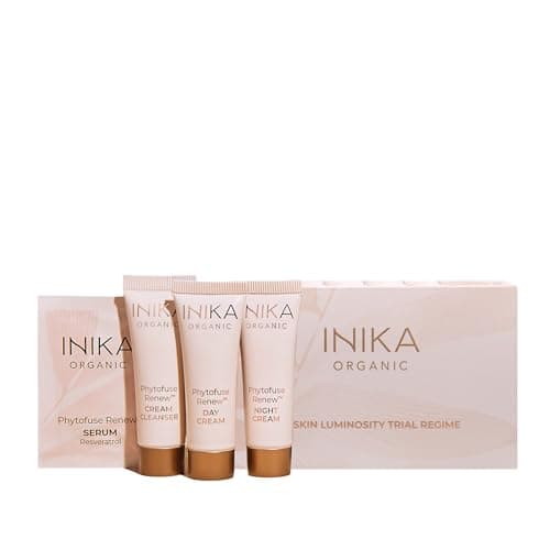 Image of INIKA Organic Skincare Luminosity Trial Kit | Organic Skincare with Powerful, Natural, Clean, NonToxic Ingredients. Cleanse, Moisturize and Treat skin, Naturally.