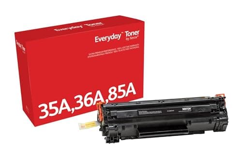 Image of Xerox Everyday Compatible HP 35A HP 36A HP 85A CB435A/ CB436A/ CE285A Black Toner, Standard Capacity