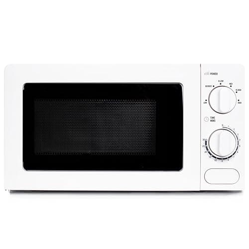 Image of Haden 17l Microwave Oven - 700W Microwave, 6 Power Levels, 30 min Timer - Easy To Use and Clean - Defrost, Express Cooking - Small and Affordable White Microwave