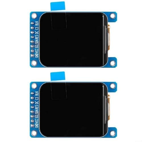 Image of Quiclume 2pcs 1.69" Colour TFT LCD Module 240x280 Resolution IPS Display Screen ST7789V2 Driver 3.3V Projects
