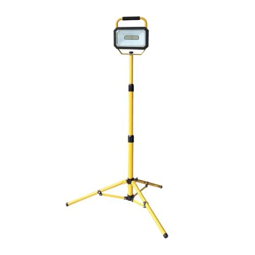 Image of Briticent S3020 23W LED Tripod Floodlight 2000lm 6000K IP44 1.85m 110V Site Light