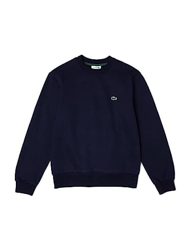 Image of Lacoste Mens Fleece Sweatshirt Navy XL