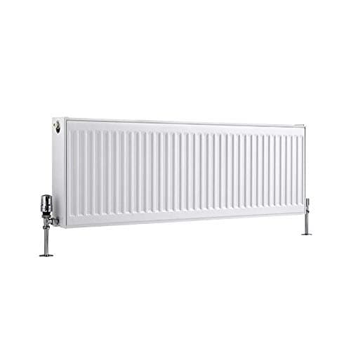 Image of Milano Compact White Type 22 Horizontal Double Panel Convector Radiator - 400mm x 1200mm