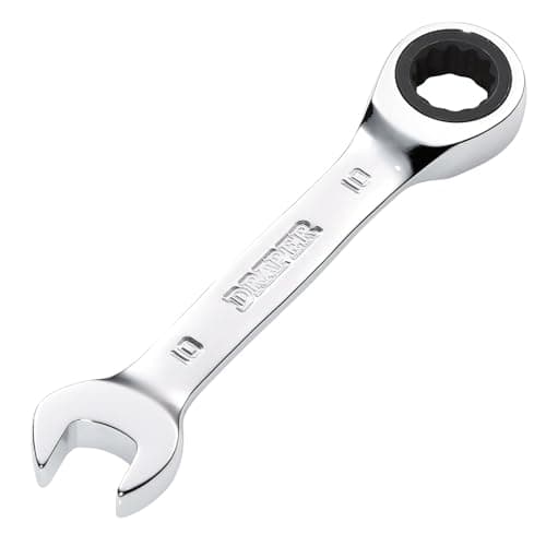 Image of Draper 27865 HI-TORQ Metric Stubby Ratchet Combination Spanner, 10mm