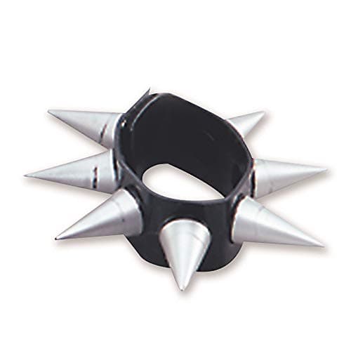 Image of Bristol Novelty BA436 Spike Bracelet, Unisex-Adult, Silver, One Size Halloween