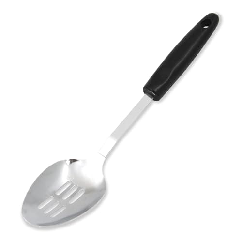 Image of Spoon Slotted Chrome Black