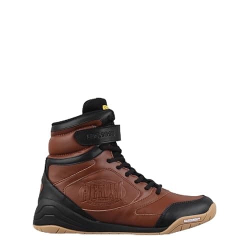 Image of Everlast Mens Pro E 1910 Boxing Boots Brown 8 UK
