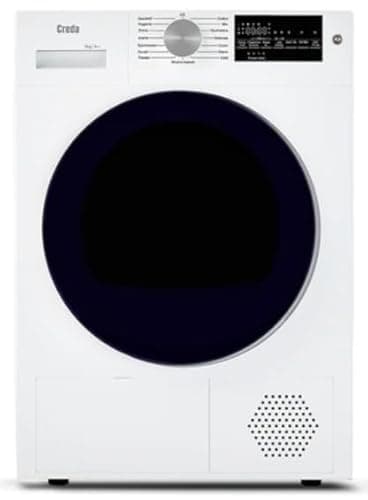 Image of Creda CRDHP9W 9KG Load Capacity A++ - White - Sensor Dry - 15 Programmes - Quick40'- Delay Timer - Heat Pump Dry Condenser Freestanding Tumble Dryer - Height x Width x Depth (cm) 86x60x66