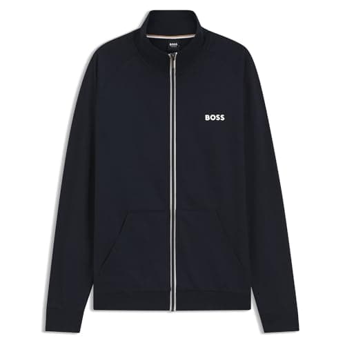 Image of BOSS Men's Loungewear Jacket, Dark Blue 405., L