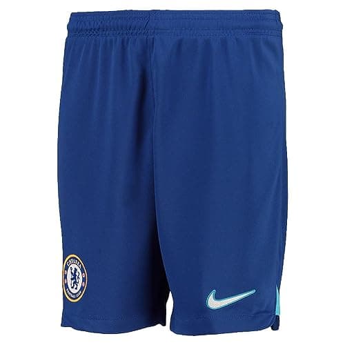 Image of NIKE 2022-2023 Chelsea Home Shorts (Blue) - Kids