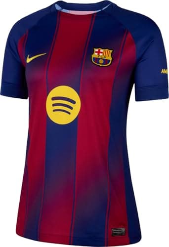 Image of FC Barcelona 2025/26 Stadium Home Nike Ladies Replica Football Jersey with Dri-FIT Technology HJ5095