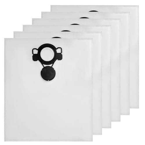 Image of 6Pcs Replacement Vacuum Bags for Nilfisk Alto Aero 20/21/25/26/31/VL200, High Efficiency Dust Filter Bags Compatible with MAKITA VC2010L/VC2511L/VC2512L/VC3011L