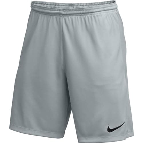 Image of NIKE Park II Knit Short NB – Football Shorts, Men, Grey, S