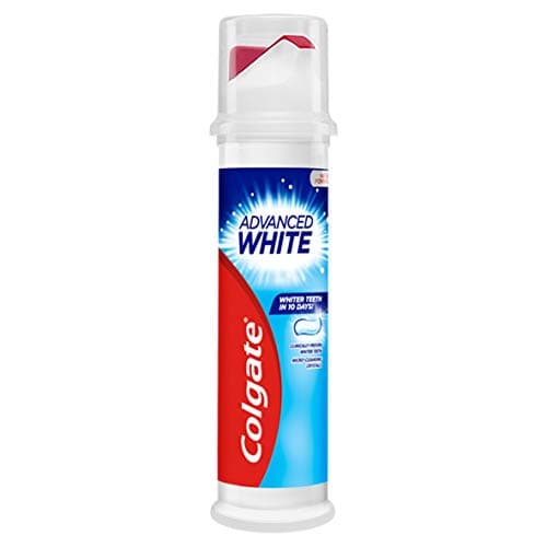 Image of Colgate Advanced White Toothpaste Pump, 100ml