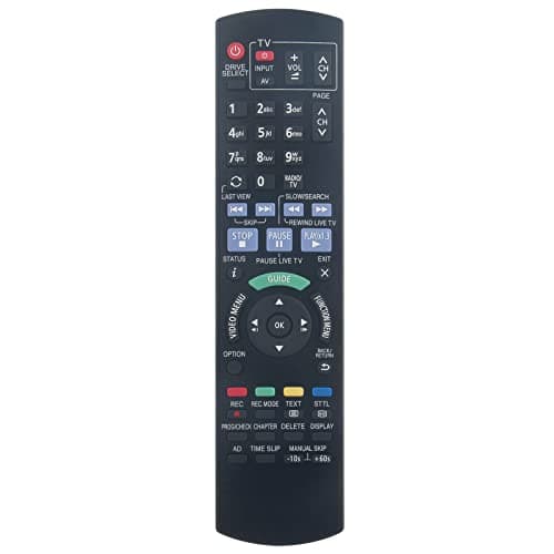 Image of N2QAYB001059 VINABTY Replace Remote Control Fit for Panasonic DVD Recorder DVD Player DMR-EX97EB-K DMR-EX97EB DMR-EX97