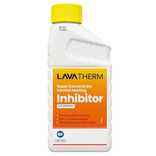 Image of LavaTherm Super Concentrate Central Heating Inhibitor 500ml - Prevents Scale & Corrosion, Safe for All Heating Systems, Treats Up to 100L, NSF Approved, Enhances Heating Efficiency