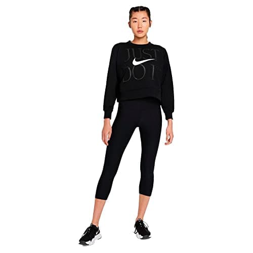 Image of Nike DD6130 W NK DF GX GET FIT FC CW 12 M Sweatshirt women's black/white XS