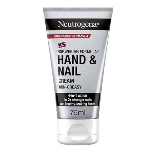 Image of Neutrogena Norwegian Formula Hand and Nail Cream (1x 75ml), Nourishing, Intensive Hand Moisturiser with Glycerin, Vitamin E for Healthier, Softer Skin, Lotion to Strengthen Nails and Soften Cuticles