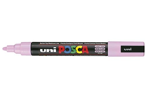Image of Posca UNI PC-5M MARKER PEN - LIGHT PINK
