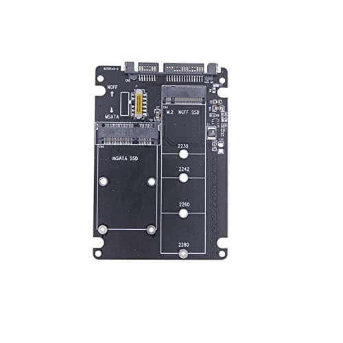 Image of WANGCL M.2 NGFF to SATA Adapter MSATA to SATA 3.1 converter for 2.5" Hard Disk Drive