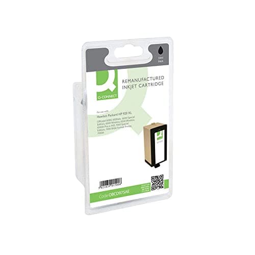 Image of Q-Connect HP 920XL Remanufactured Black Inkjet Cartridge High Yield CD975AE